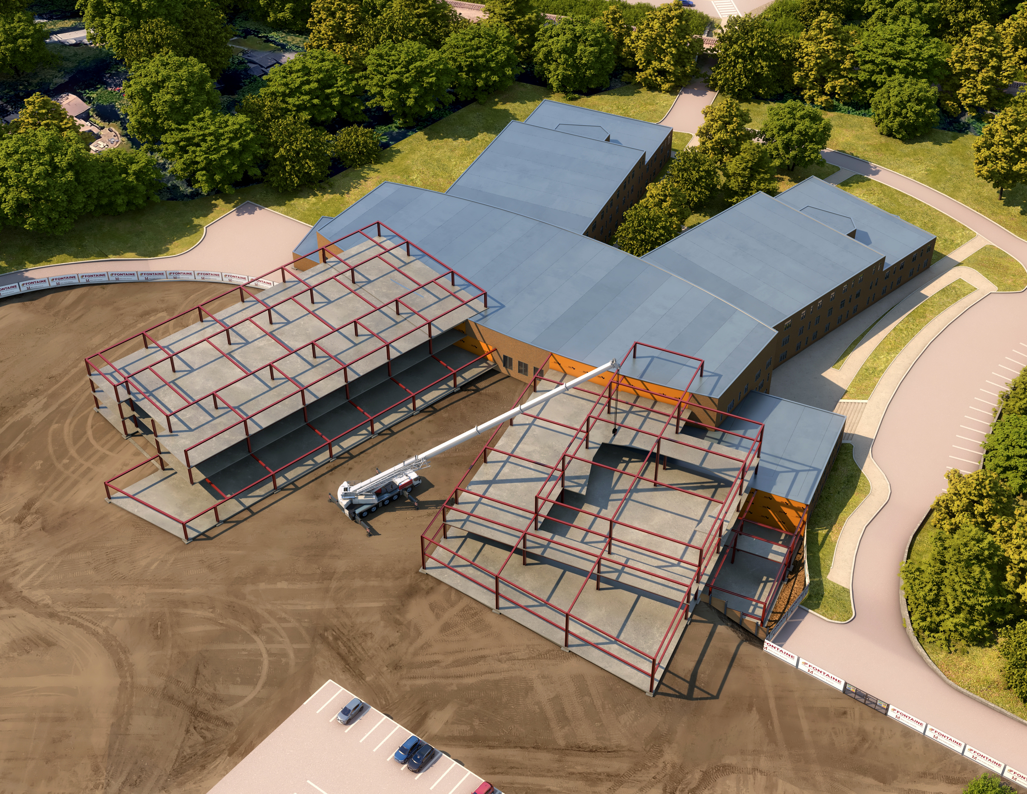 Pollard Middle School Rendering